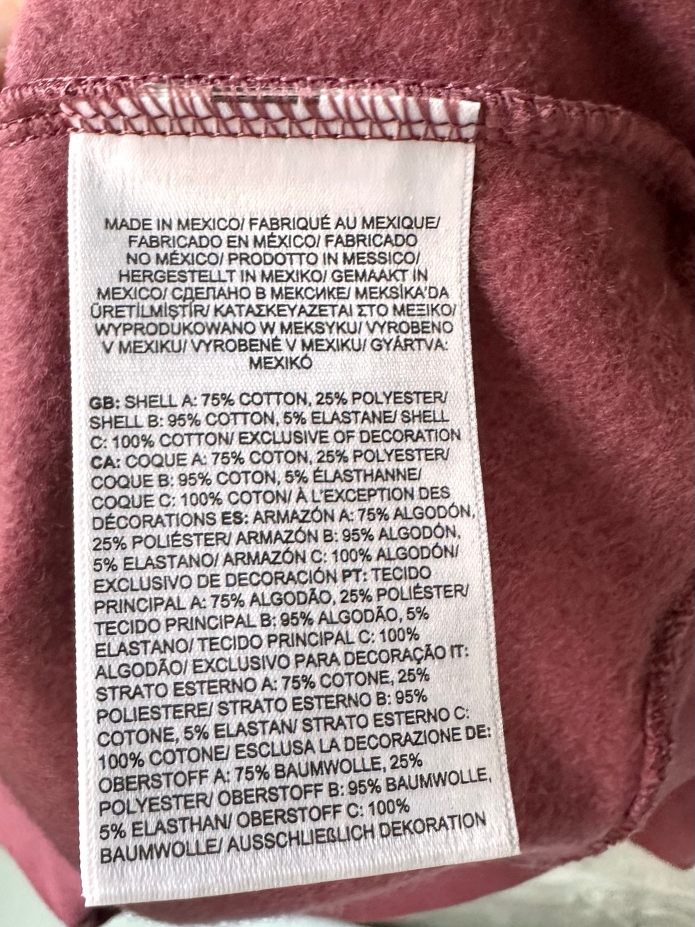 NWT The North Face Mauve Rose Pullover Hoodie with Half Dome Graphic Logo - Sz M - Picture 5 of 9